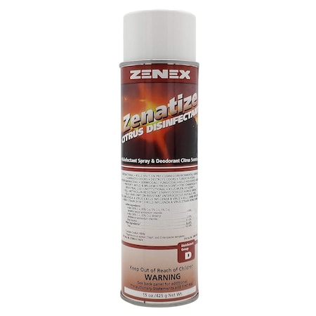 Zenex Zenatize Citrus Disinfectant net 15oz. 1 Can 495565-1